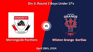 Morningside U17 v Wilston Grange U17 Div3 Round 2 2842024 [upl. by Lelia]