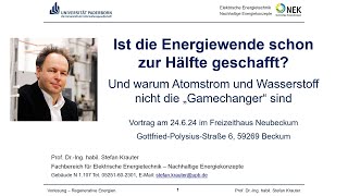 Ist die Energiewende schon zur Hälfte geschafft [upl. by Tapes]