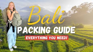 THE ULTIMATE BALI PACKING GUIDE in 2023 [upl. by Notaes642]