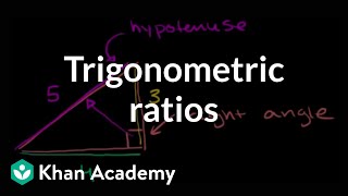 Basic trigonometry  Basic trigonometry  Trigonometry  Khan Academy [upl. by Yeruoc]