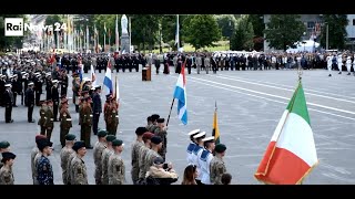 Servizio di Rai News sul 64° Pellegrinaggio Militare Internazionale a Lourdes [upl. by Porta]