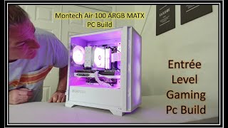 MONTEI MEU NOVO PC GAMER BRANCO FICOU INCRÍVEL  Montech Air 100 ARGB [upl. by Werdnaed]