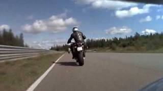 BMW R1200S Trackday Mittsverige 090814 [upl. by Albemarle357]