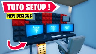 COMMENT FAIRE UN SETUP SUR FORTNITE  NOUVEAUX DESIGNS [upl. by Soilisav]