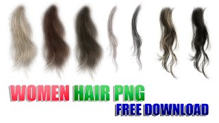 Women hair png psd free download [upl. by Skilken21]