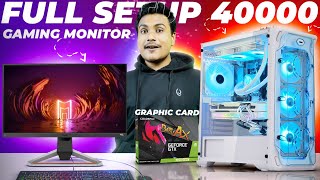 Under 40000 Full PC Build with Graphics Card  40K PC with Monitor And Graphic card  Hardware Feak [upl. by Dias20]