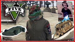 GTA5 ONLNE DLC PS4 88 МАШИНА ТАРАН ЗА 10000000 IMPORTEXPORT NOW AVAILABLE GrandTheftAutoV [upl. by Ryon]