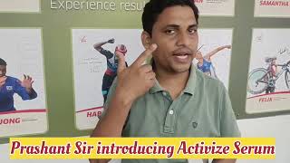 introducing Activize serum by prashant sir bussinesscoach online makeup skincare yt skinglow [upl. by Cummings375]