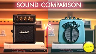 MARSHALL MS2 vs DANELECTRO N10 HONEYTONE Sound Comparison No Talking [upl. by Ylluz]