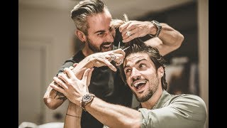 MARIANO DI VAIO HAIR STYLE TUTORIAL 2018  MESSY HAIRCUT FOR MEN [upl. by Sanfourd]