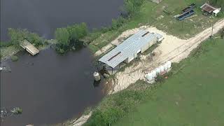 Giant Texas sinkhole grows larger again in Daisetta [upl. by Jepson]