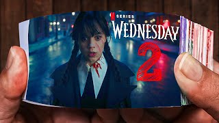 Wednesday Addams Season 2  Trailer 2023  Concept Animation Flipbook [upl. by Doane]