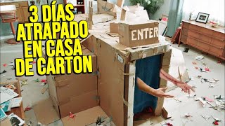 Queda Atrapado 3 Días en una Casa de Cartón para su hijo  Resumen en 10 Minutos [upl. by Steddman350]