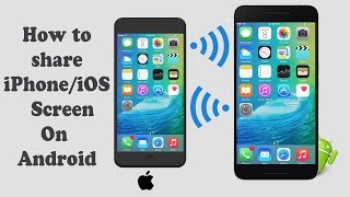 How to Mirroring from iPhoneiPadiOS to any Android device [upl. by Stimson846]