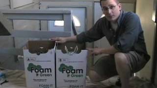 Polyurethane Spray Foam Insulation Foam It 602 Demo [upl. by Annayehc]