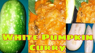 How to Make White Pumpkin Milk Curry Sri Lankan Puhul Curry [upl. by Aziram518]