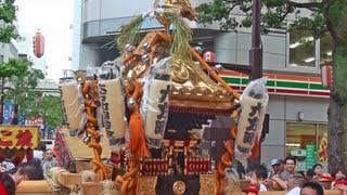 千葉の親子三代夏祭り2012六方町神輿 [upl. by Nevetse449]