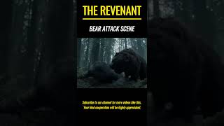 The Revenant  Bear Attack Scene movies [upl. by Enyawed]