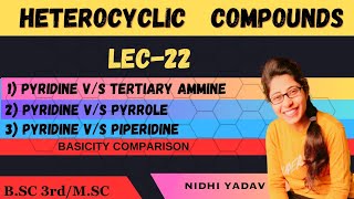 Comparison Of Basicity Of Pyridine [upl. by Linson134]