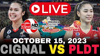 CIGNAL VS PLDT LIVE  OCTOBER 15 2023  PVL ALL FILIPINO CONFERENCE 2023 pvl2023 live [upl. by Ellenwad]