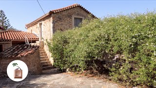 Traditional cottage in quiet corner of Kardamyli Old Town [upl. by Verena]