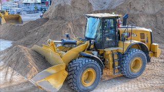 Cat 972M Wheel Loader Loading Trucks [upl. by Packer380]