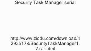 Security Task Manager serialwmv [upl. by Cima]