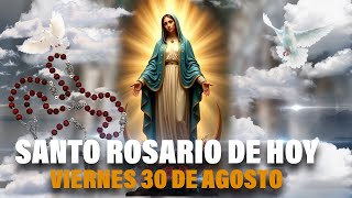 Santo Rosario Corto de hoy Viernes 30 de Agosto🌿🌷🌿 MISTERIOS DOLOROSOS🌿🌷🌿 Rosario ala Virgen María [upl. by Allesiram]