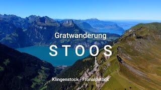 Gratwanderung bei Stoos vom Klingenstock zum Fronalpstock im Kanton Schwyz Schweiz [upl. by Varden]