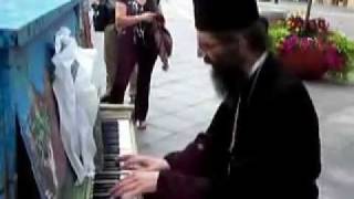 Fr Christodoulos playing the piano quotLet it Bequot Denver CO [upl. by Poppas]