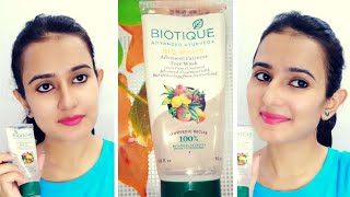 BIOTIQUE ADVANCED FAIRNESS FACE WASH  Normal to Dry Skin  Honest Review amp Demo  SWATI BHAMBRA [upl. by Soalokin]