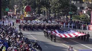 USMC West Coast Composite Band  The Marines Hymn  2022 Pasadena Rose Parade [upl. by Teews128]