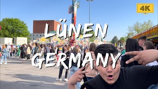 Lünen Germany  Walking Tour  Kirmes Carnival [upl. by Rothenberg]