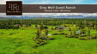 Montana Ranch For Sale  Grey Wolf Guest Ranch [upl. by Eimot]