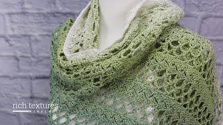 Meadows Shawl Crochet Pattern [upl. by Leonhard95]