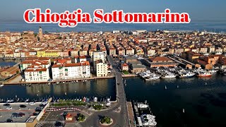 Experience the Magic Chioggia Sottomarina Aerial Tour in 4K  Venice Italy [upl. by Carlina638]