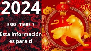 2024 PREDICCIONES PARA EL SIGNO DEL TIGRE [upl. by Sylvia752]