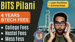 BITS Pilani  Fees for 4 Years BTech 2023 with Hostel Details  BITSAT 2023  Admission Procedure [upl. by Erdnaxela]