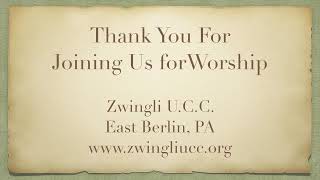 Zwingli UCC of East Berlin PA Live Stream [upl. by Amathiste]