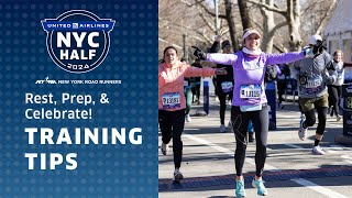 Its Race Week Time to Rest Prep and Celebrate  UnitedNYCHalf Training Tips with NYRR [upl. by Buhler770]