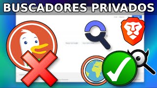 Las mejores alternativas privadas a Google  ⚠️ CUIDADO con DuckDuckGo [upl. by Egief]