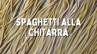 SPAGHETTI fatti in casa alla CHITARRA  Più semplice di così [upl. by Asik655]