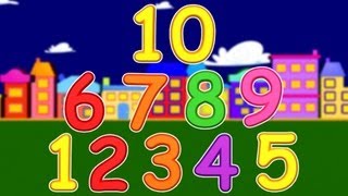 Numbers Song  Ten Little Numbers  Kids And Childrens Song [upl. by Ttebroc]