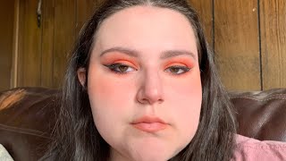 fall glam GRWM orange edition [upl. by Lainad]