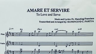 Amare et Servire  Tenor [upl. by Amaerd]