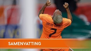 Highlights Oranjeleeuwinnen  Denemarken 5102018 WK 2019 Playoff [upl. by Rebmit320]