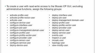 Mosaic CP TA5000 FTTP  Introduction to the Mosaic CP GUI [upl. by Ahsiaa]