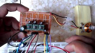 Sensorless brushless motor controller using PIC18F4550 ESC [upl. by Gabe948]