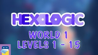 Hexologic Levels 1 2 3 4 5 6 7 8 9 10 11 12 13 14 15 Walkthrough Guide and Gameplay by MYTHICOWL [upl. by Artenehs]