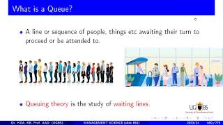 MSL10 Queuing Model essence arrival amp service rate 8 formulae extra worker or machine Mgt Science [upl. by Gersham]